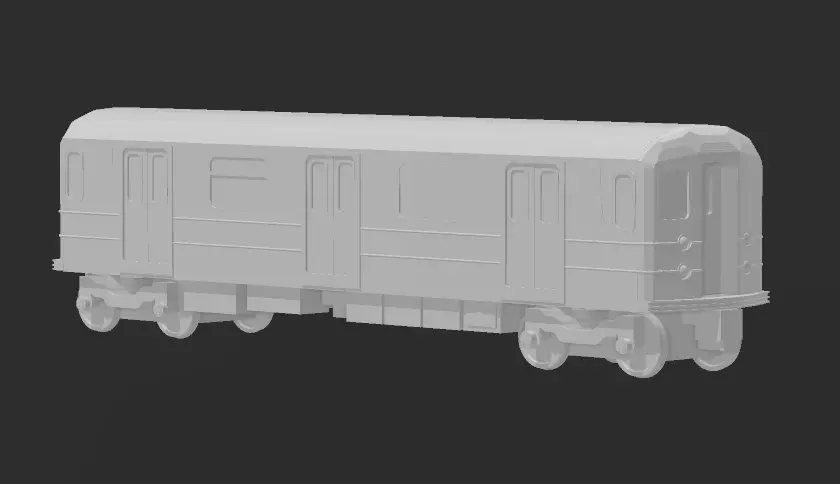 NYC MTA R62 Rolling Stock PRINT READY 3D print model_0