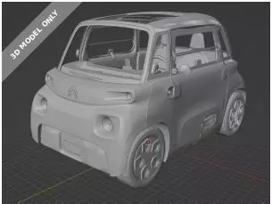 Citroen Ami 3D print model