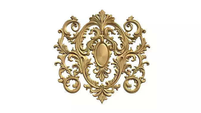 Classic carved decor ornament 474