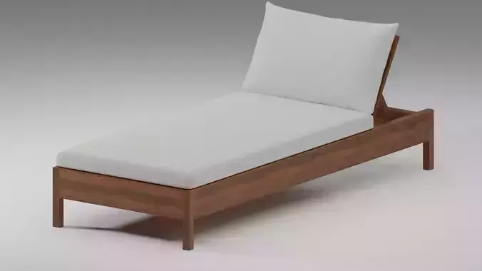 Grass Sun Lounger by Butzke