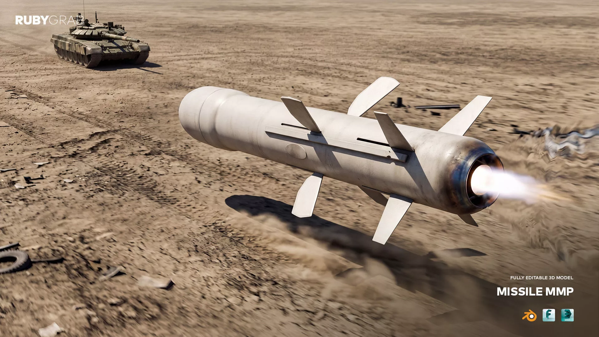 Missile MMP 3D model