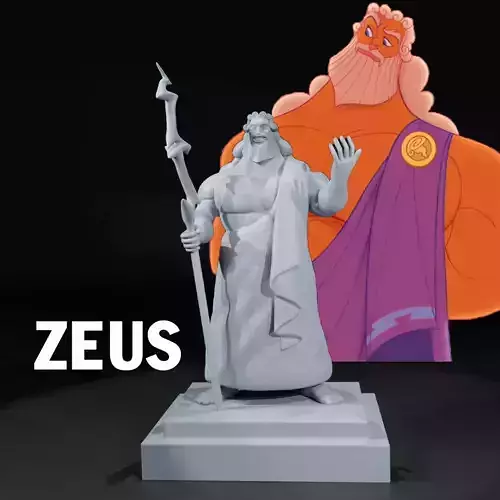 ZEUS - DISNEY 1997 - HERCULES CARTOON 3D print model