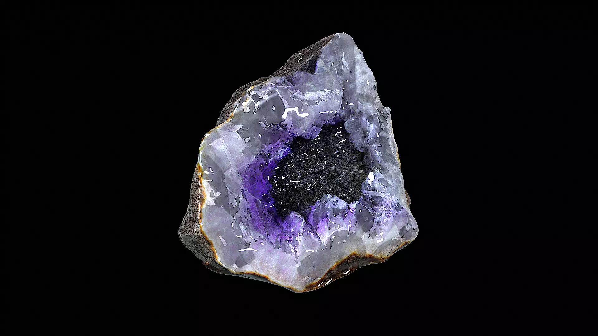 Beautiful Geode 3D model_0