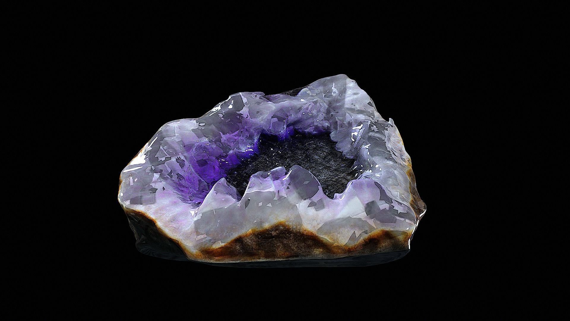 Beautiful Geode 3D model_7