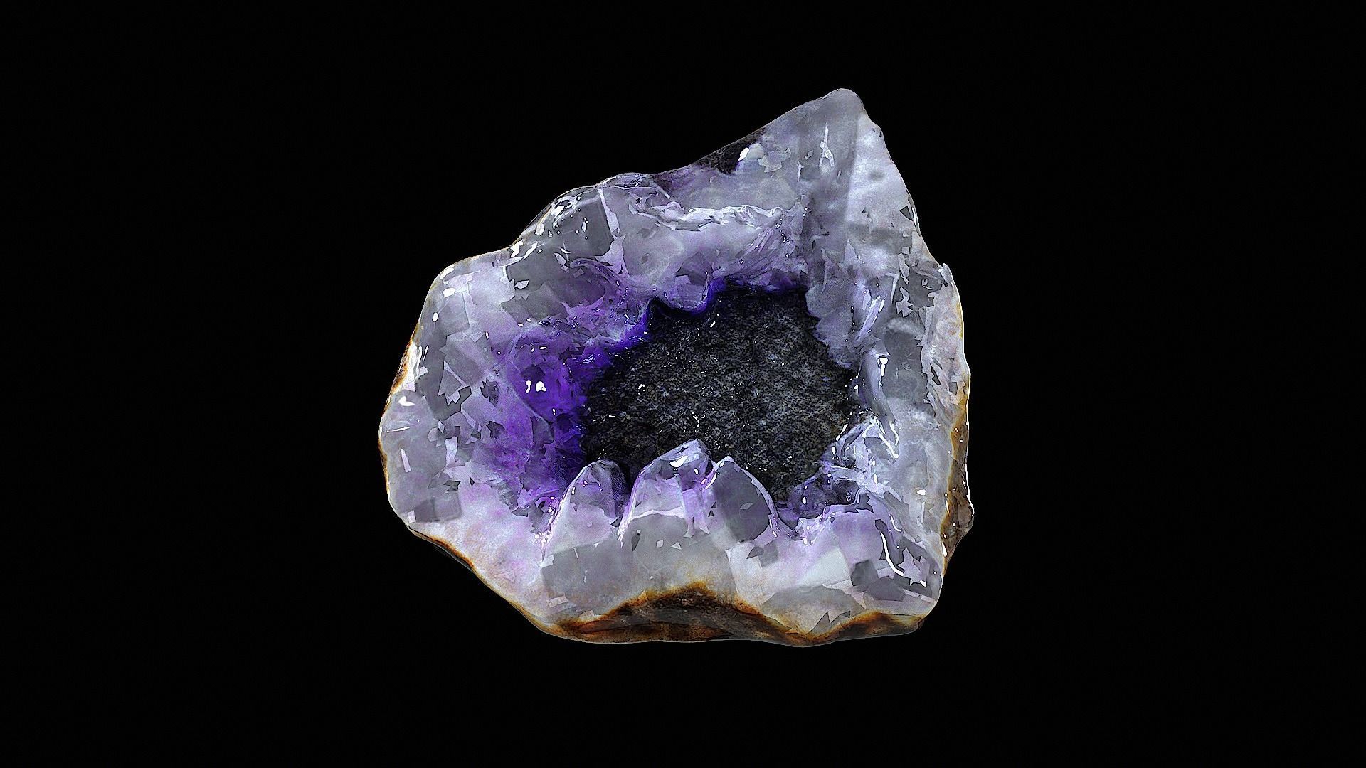 Beautiful Geode 3D model_6