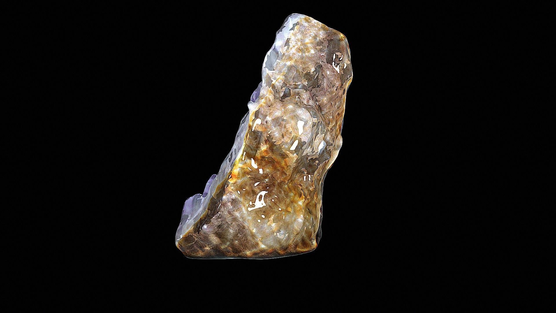 Beautiful Geode 3D model_4