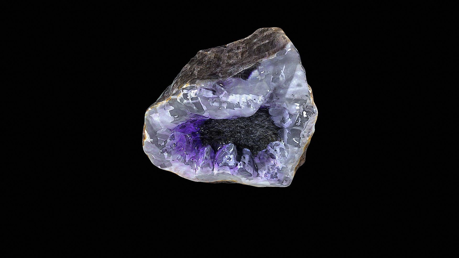 Beautiful Geode 3D model_8