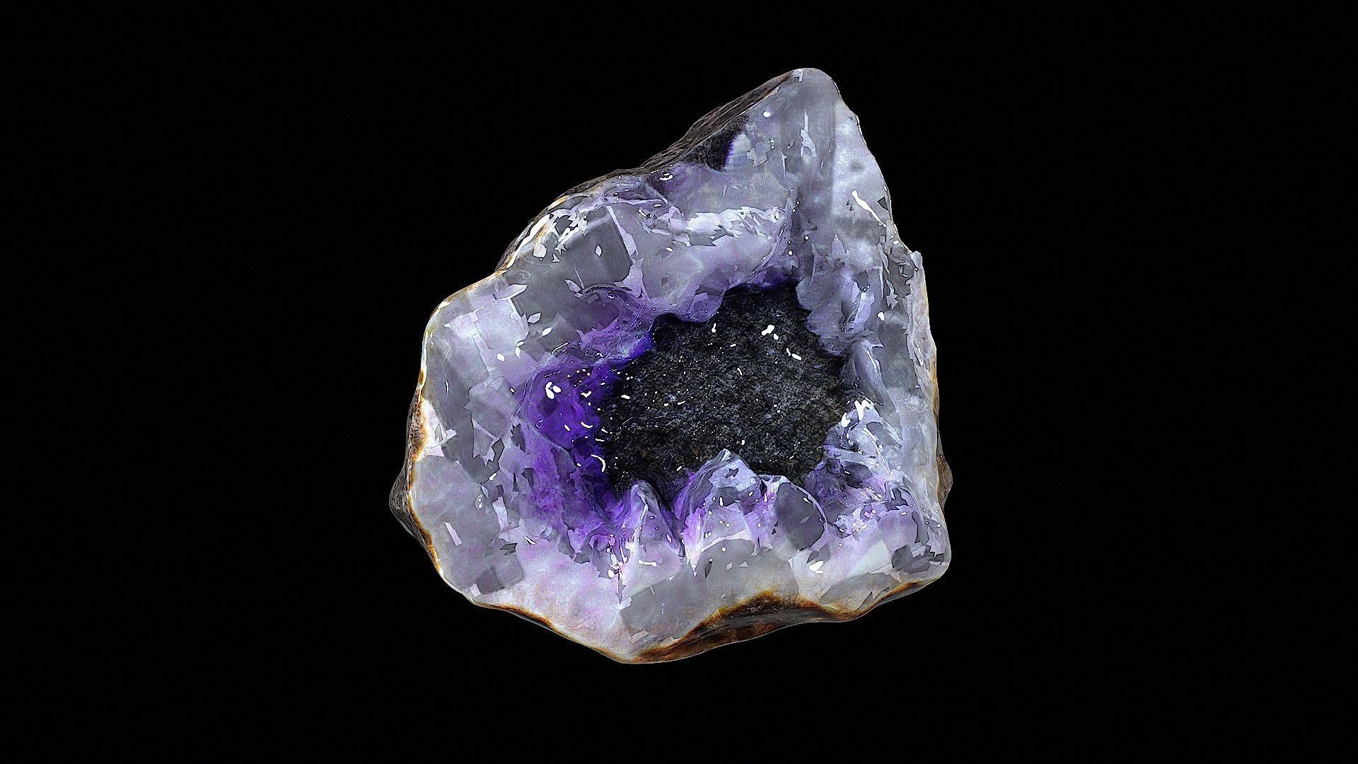 Beautiful Geode 3D model_1