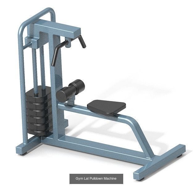 GYM MUSCLE FITNESS PACK 3D Model Collection_4