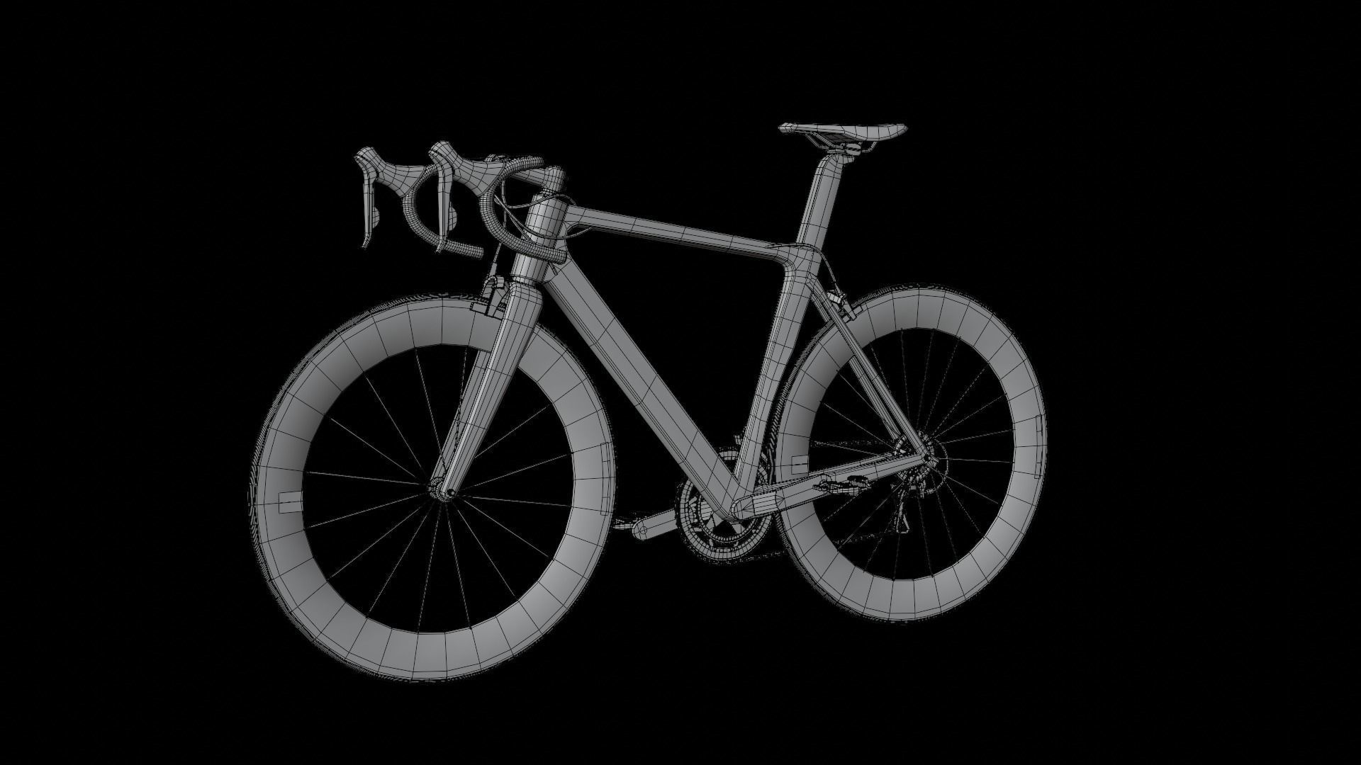 Road Bike 3D model_16