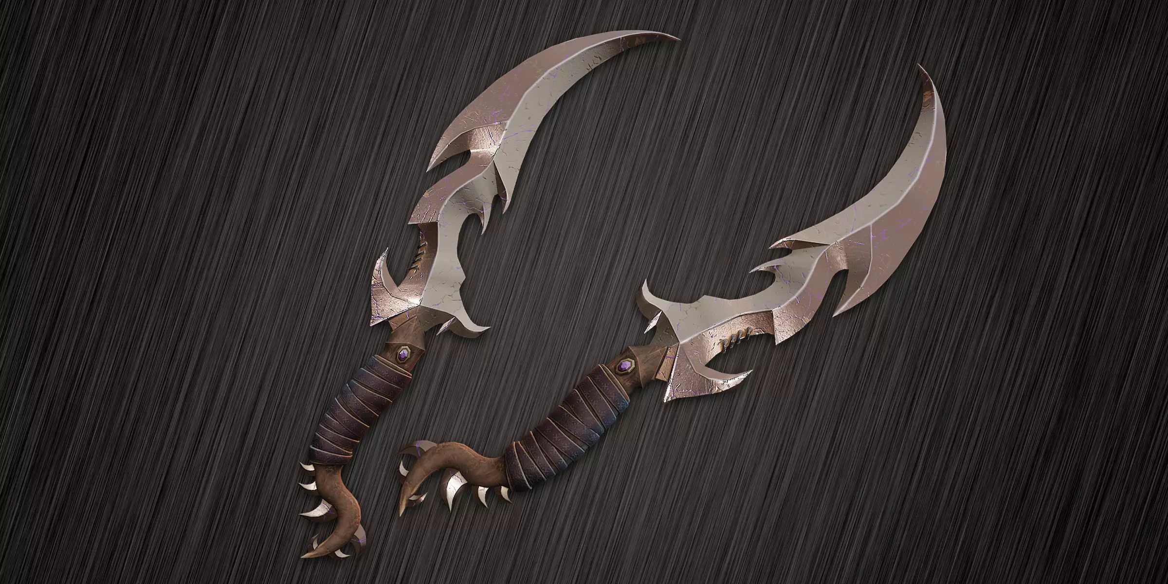 Fantasy Dagger 4 Low-poly 3D model