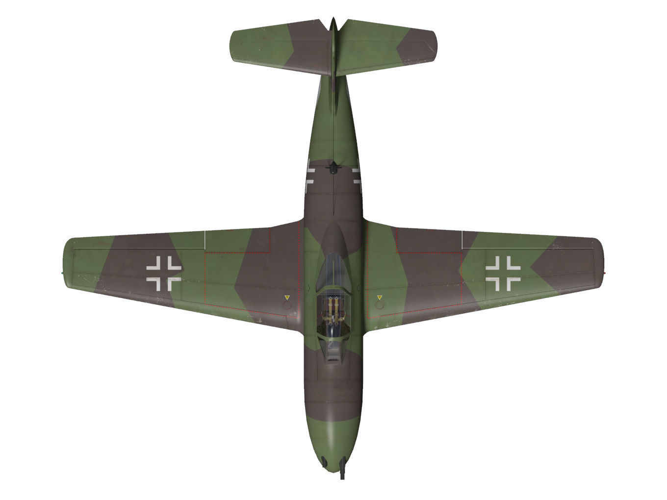 Messerschmitt P1095 3D model_11