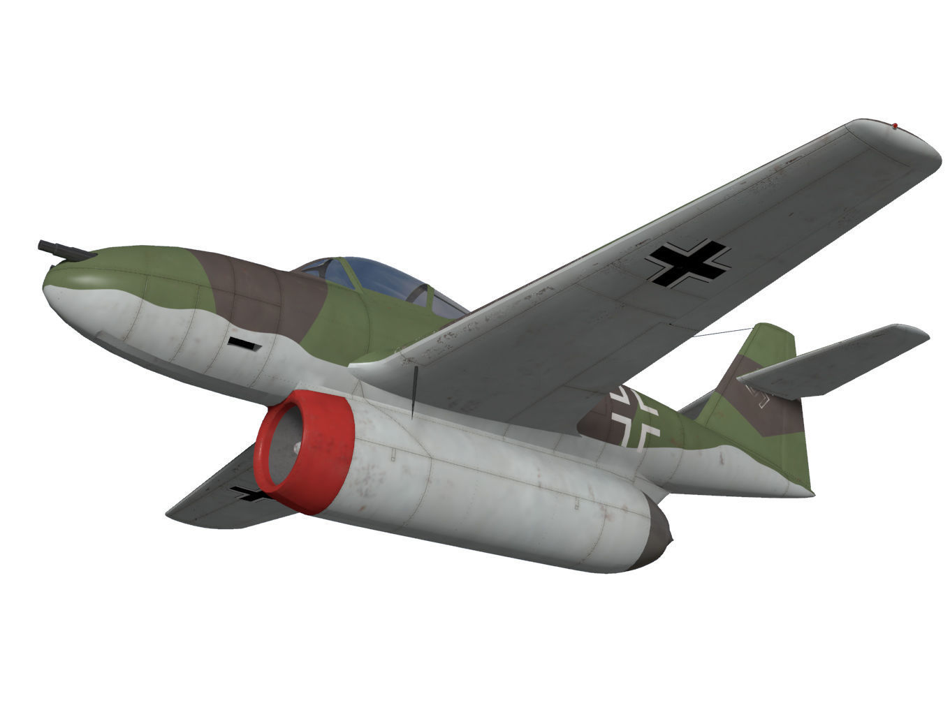 Messerschmitt P1095 3D model_3