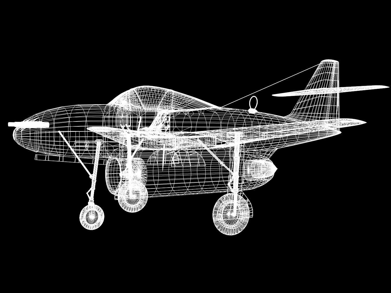 Messerschmitt P1095 3D model_15