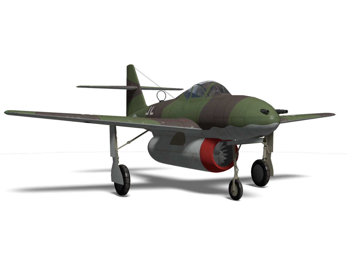 Messerschmitt P1095 3D model_7