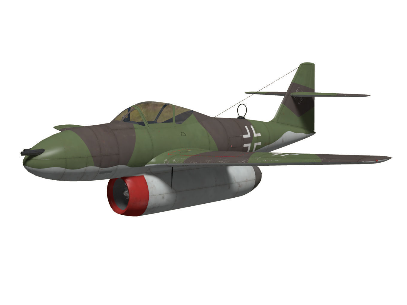 Messerschmitt P1095 3D model_2