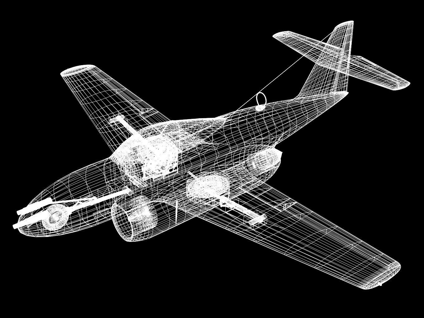Messerschmitt P1095 3D model_14