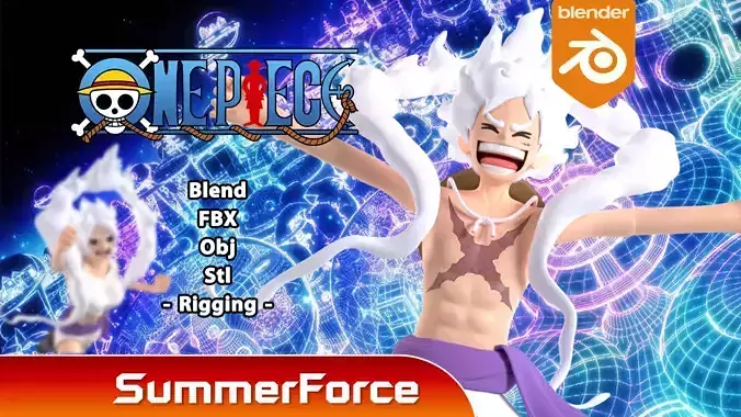 Luffy Gear 5 Egghead - One Piece