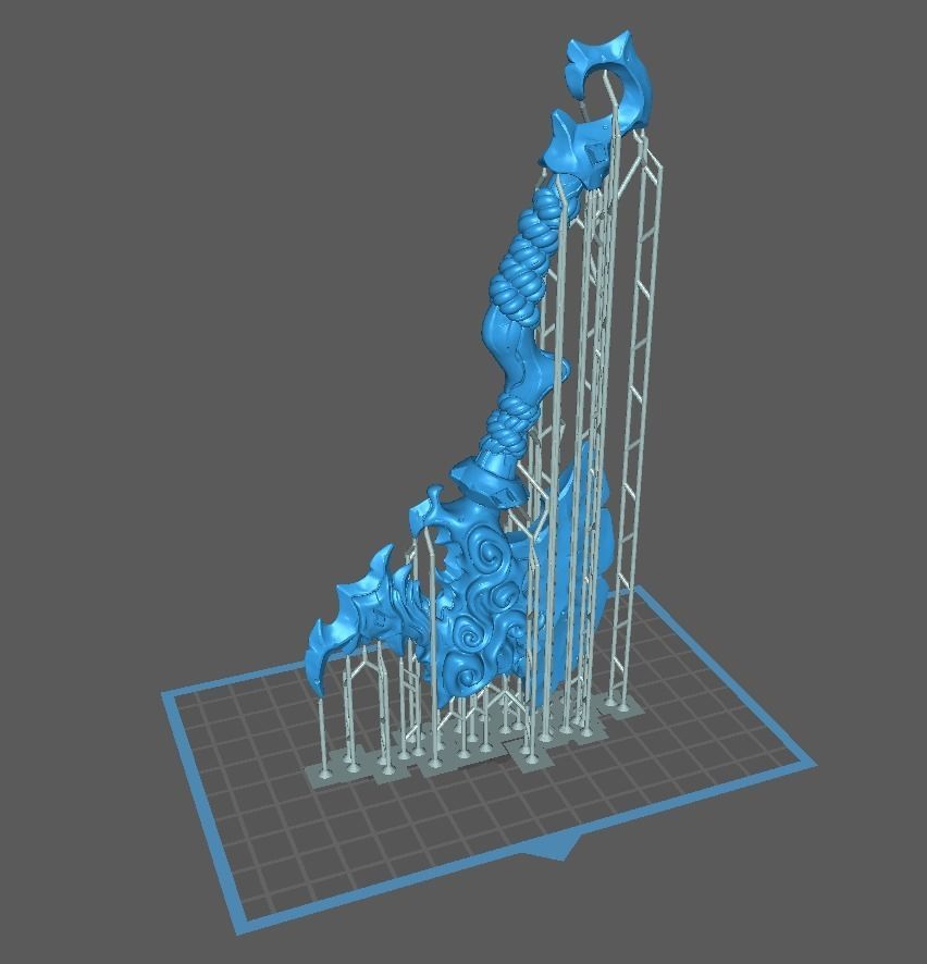 Coastal axe 3d print 3D print model_1