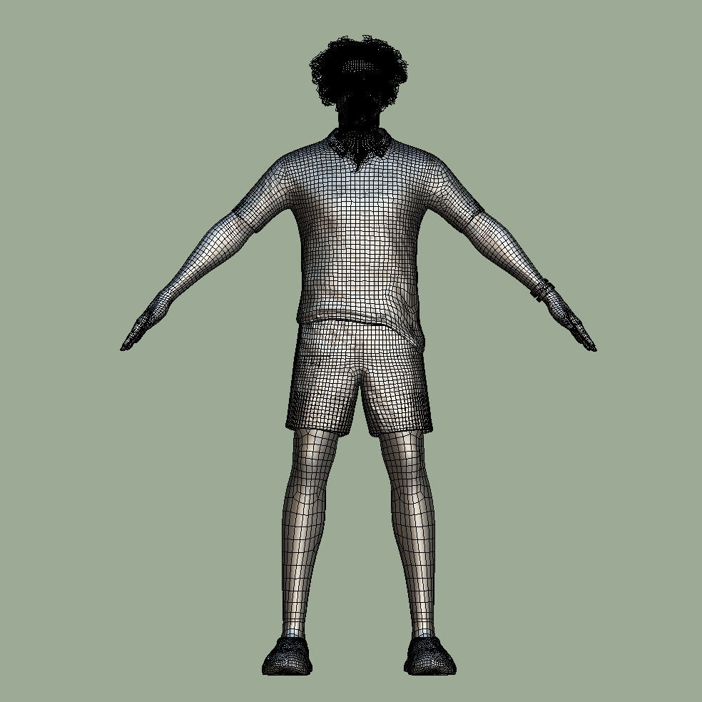 A-Pose rigged IShowSpeed youtuber 3D model_5