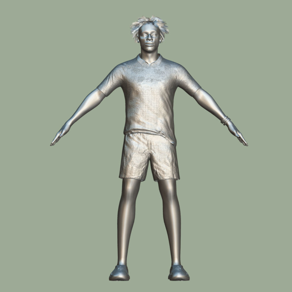 A-Pose rigged IShowSpeed youtuber 3D model_4