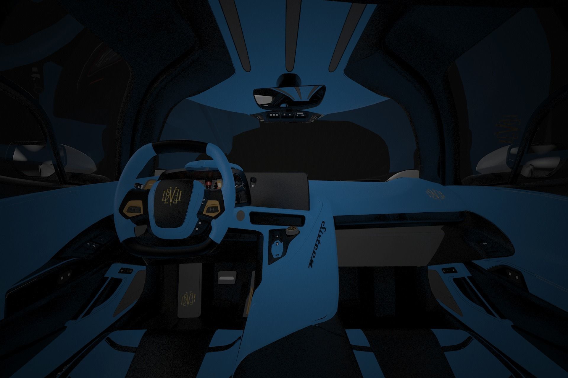 Devel Sixteen Super Car 3D model_11