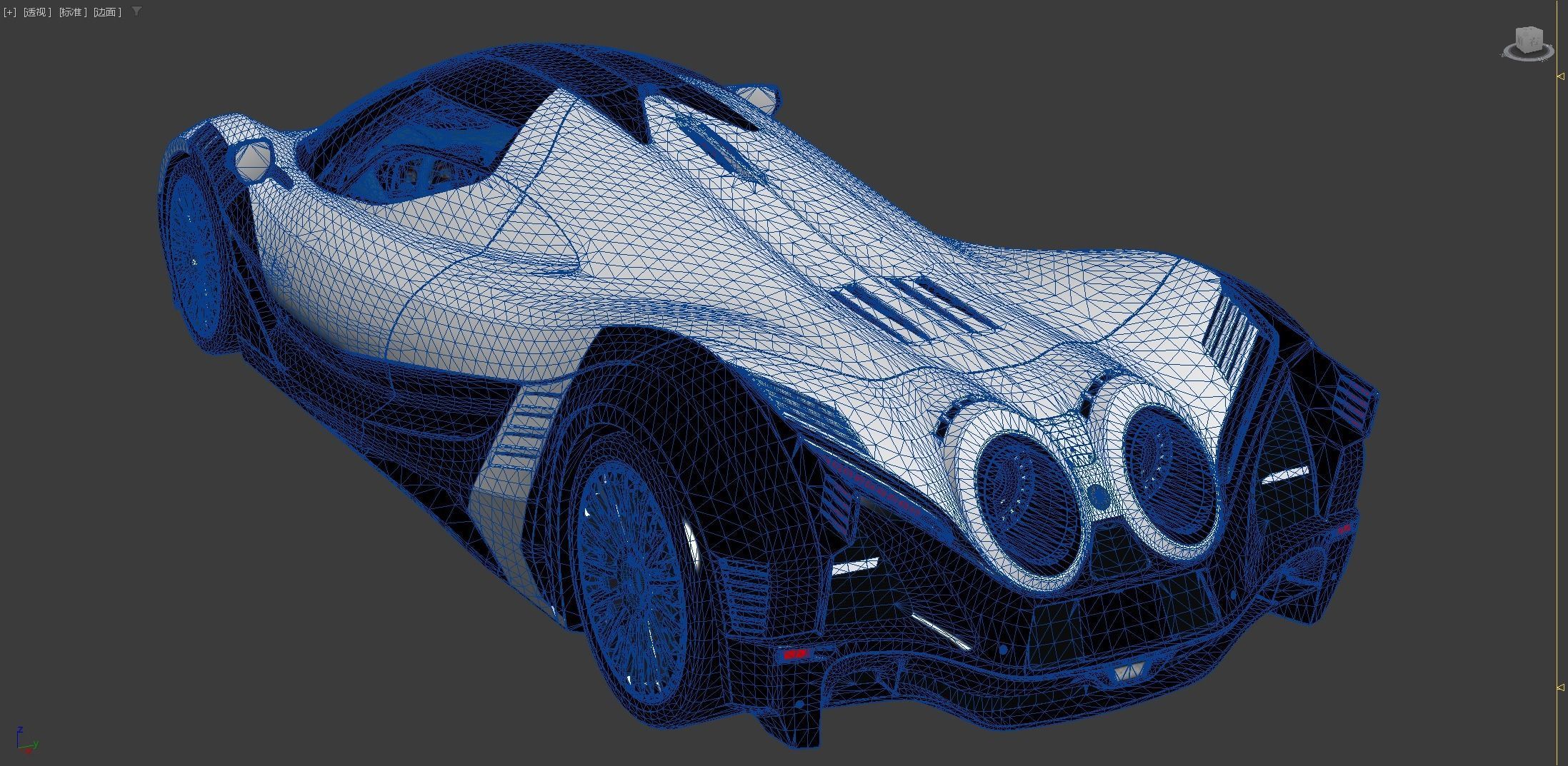 Devel Sixteen Super Car 3D model_20