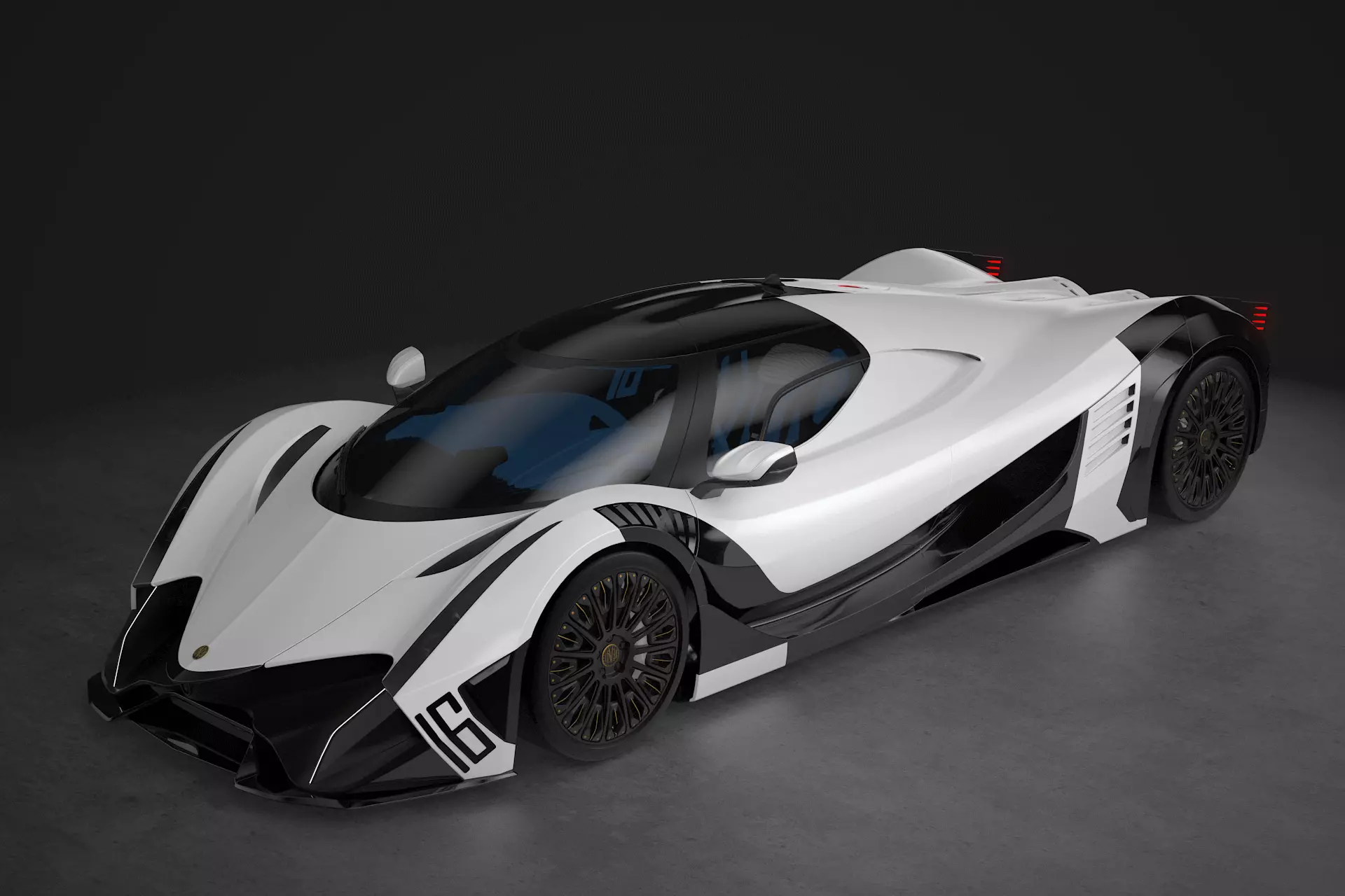 Devel Sixteen Super Car 3D model_0
