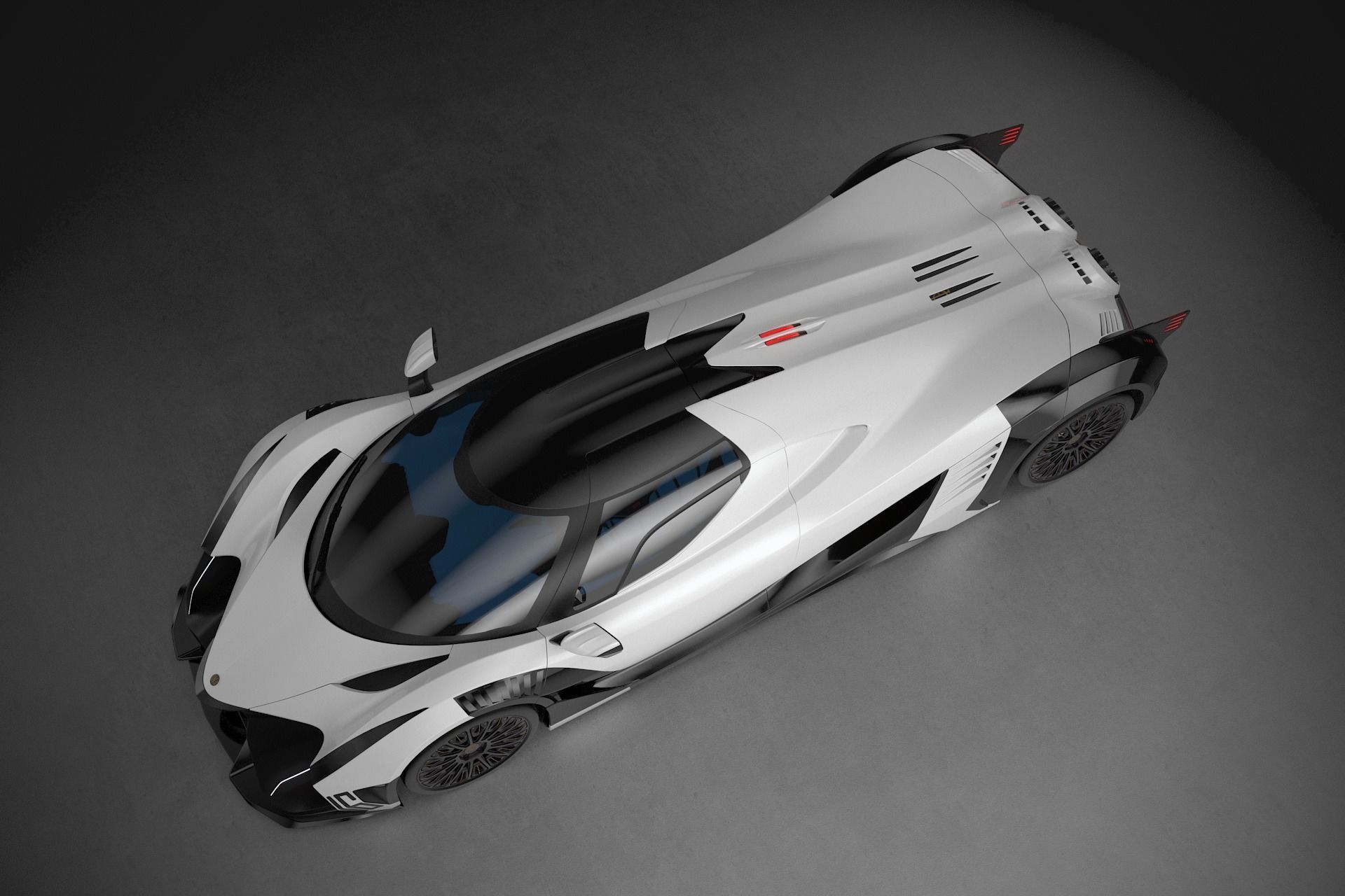 Devel Sixteen Super Car 3D model_6
