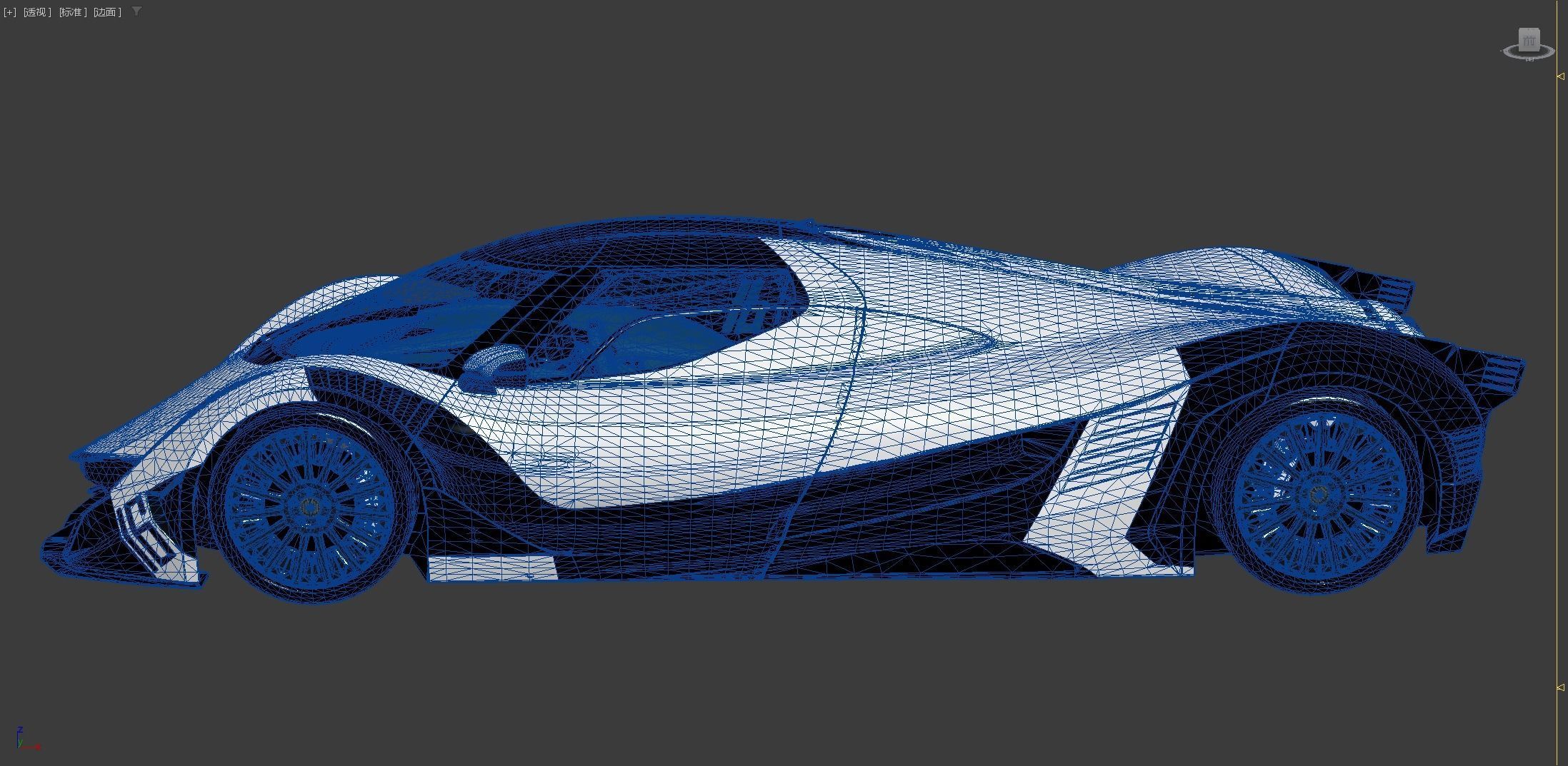 Devel Sixteen Super Car 3D model_18