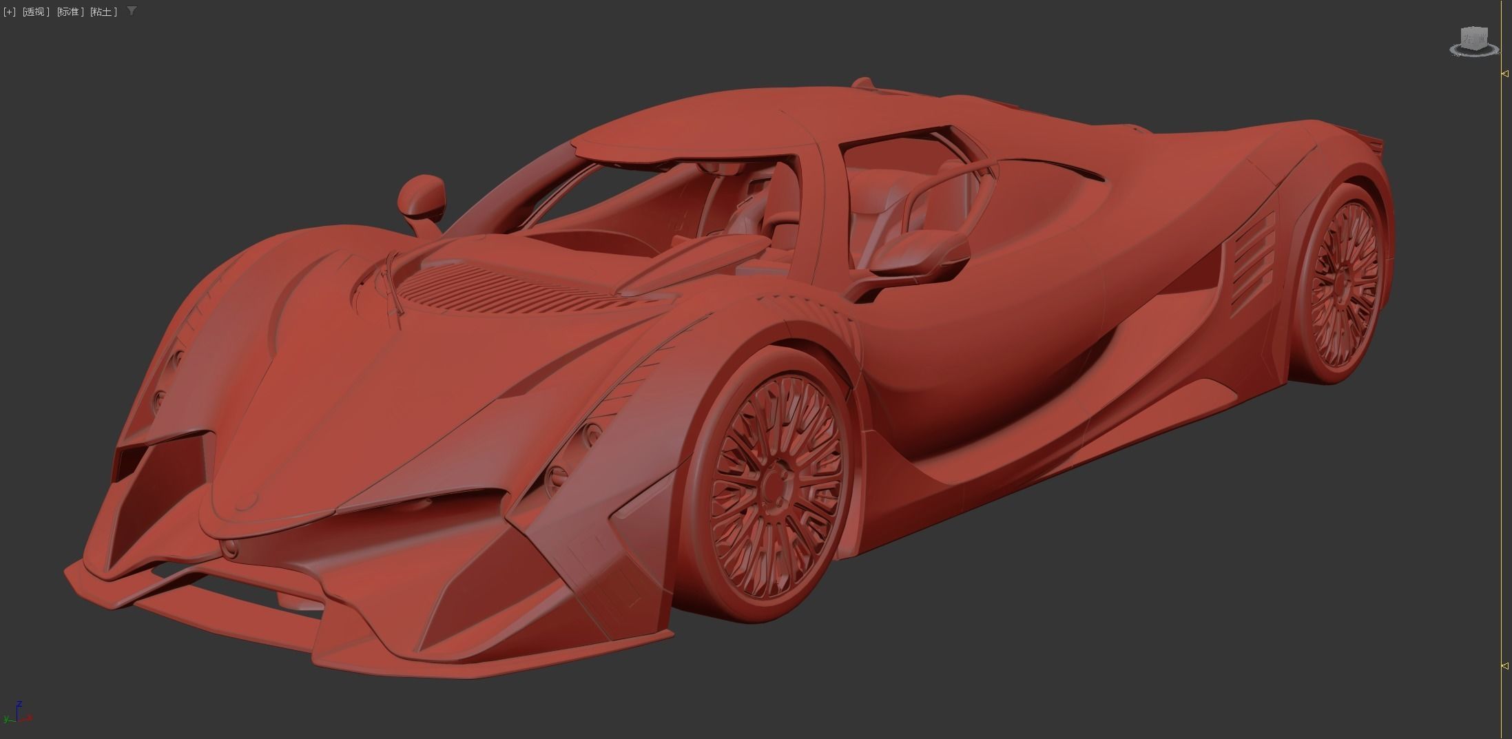 Devel Sixteen Super Car 3D model_13