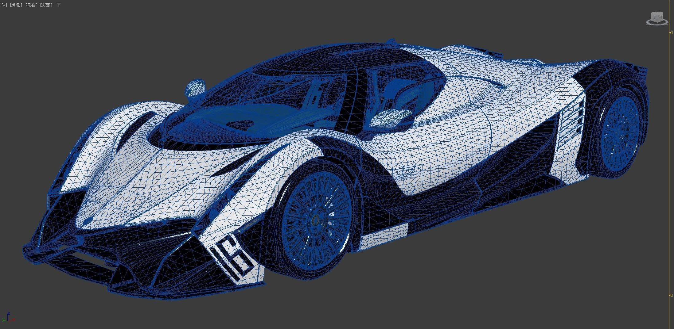Devel Sixteen Super Car 3D model_19