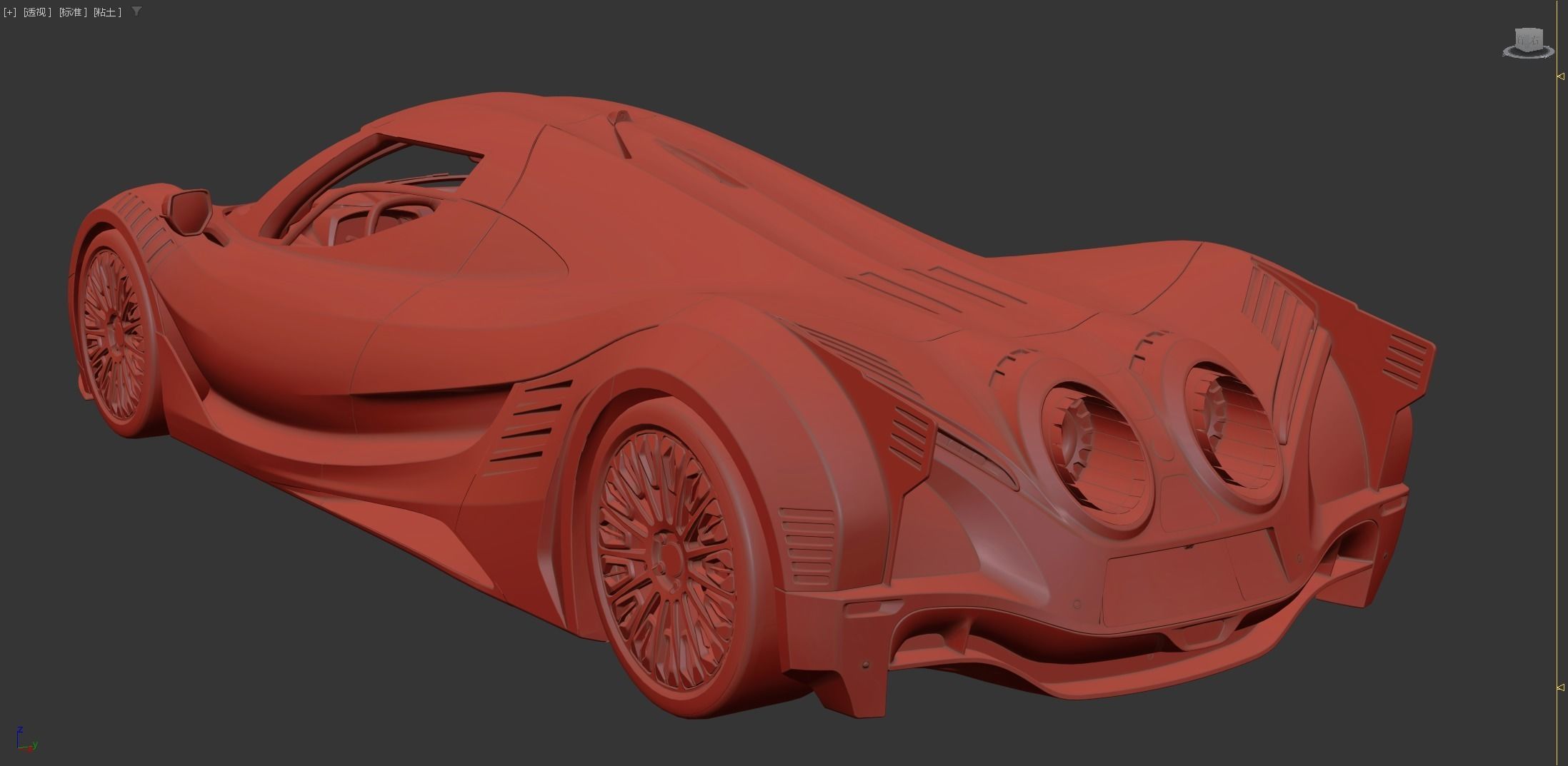 Devel Sixteen Super Car 3D model_14