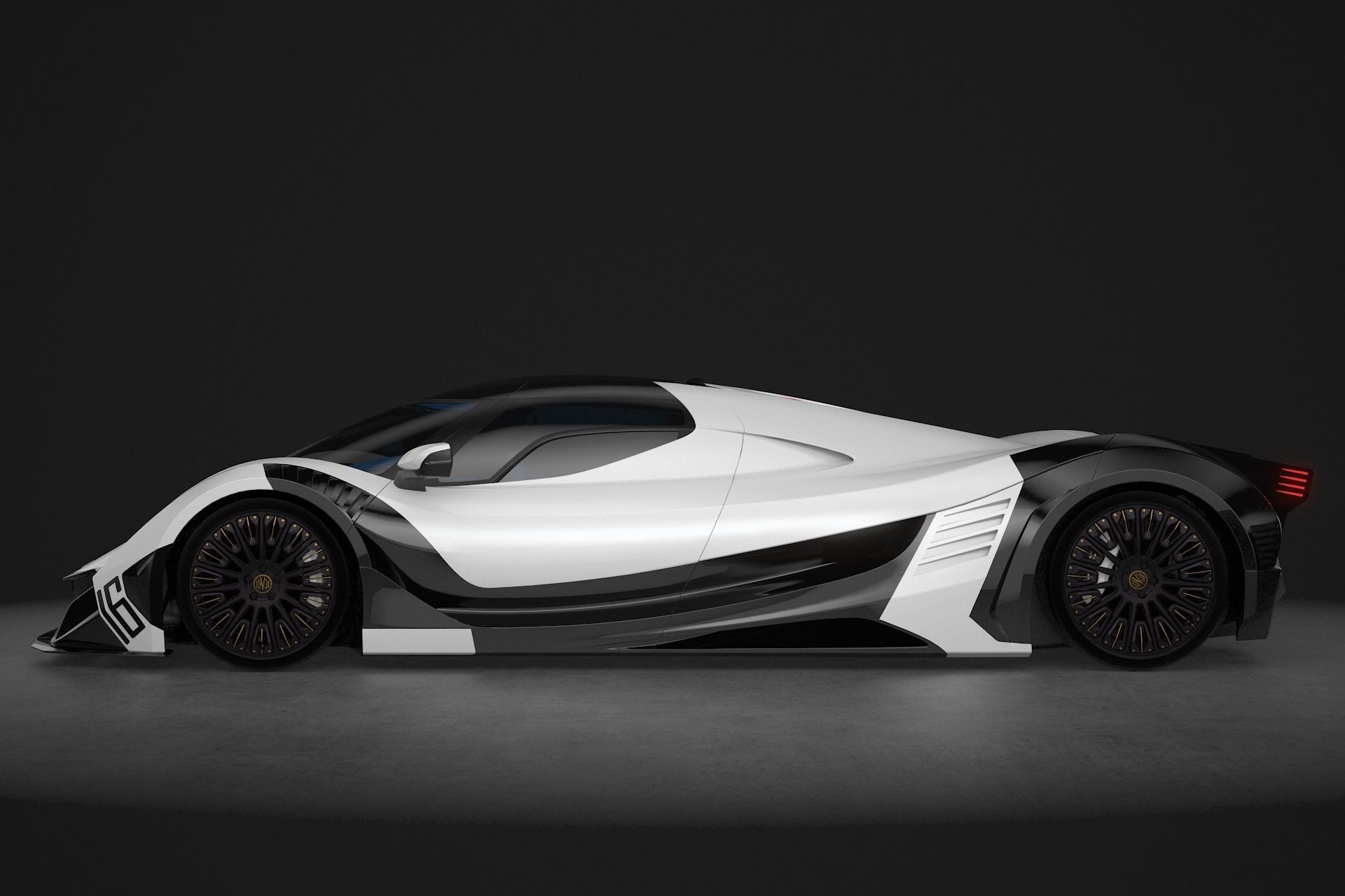 Devel Sixteen Super Car 3D model_1