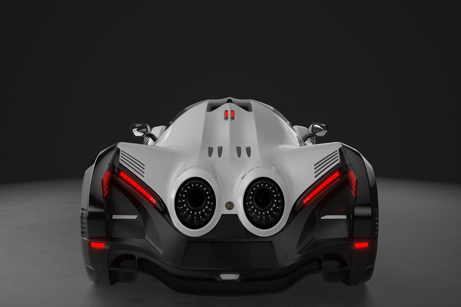 Devel Sixteen Super Car 3D model_10