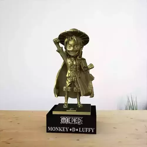 ONE PIECE KUMAMOTO - LUFFY 3D print model