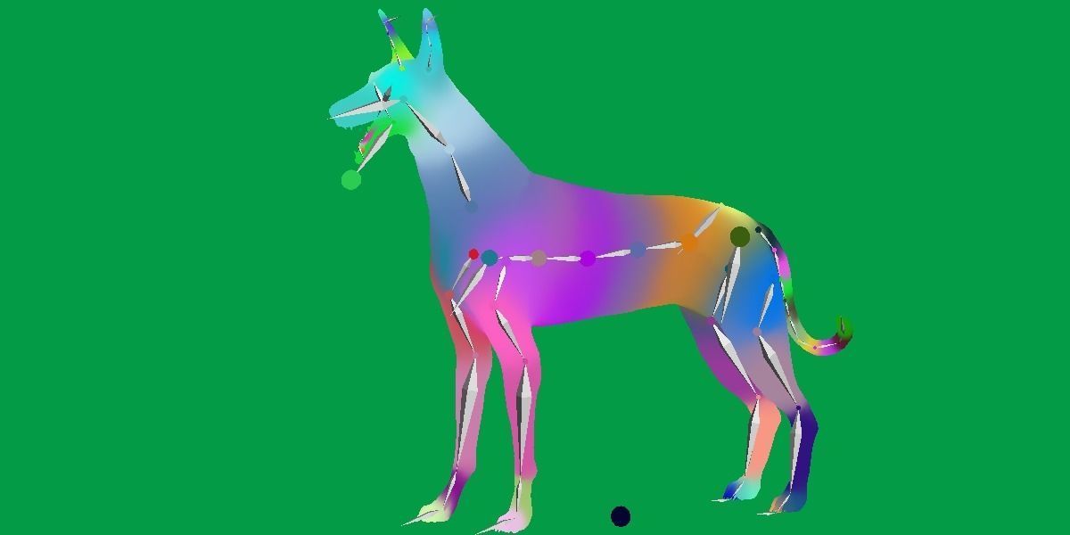Ibizan Hound Dig 3D model_17