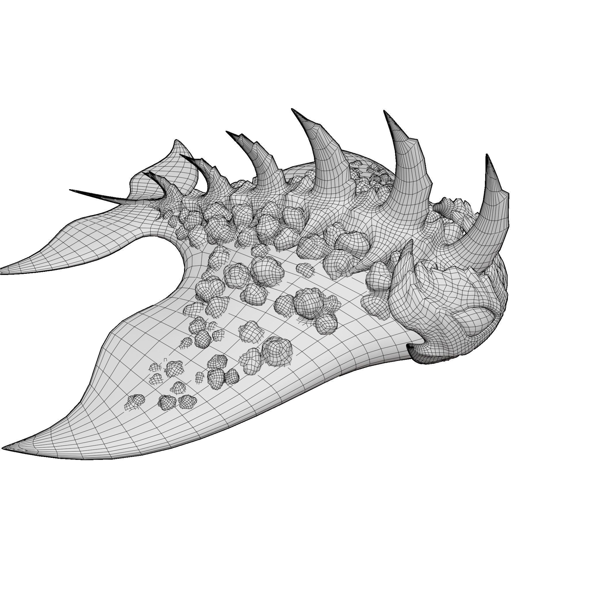 Stingray Low-poly 3D model_7