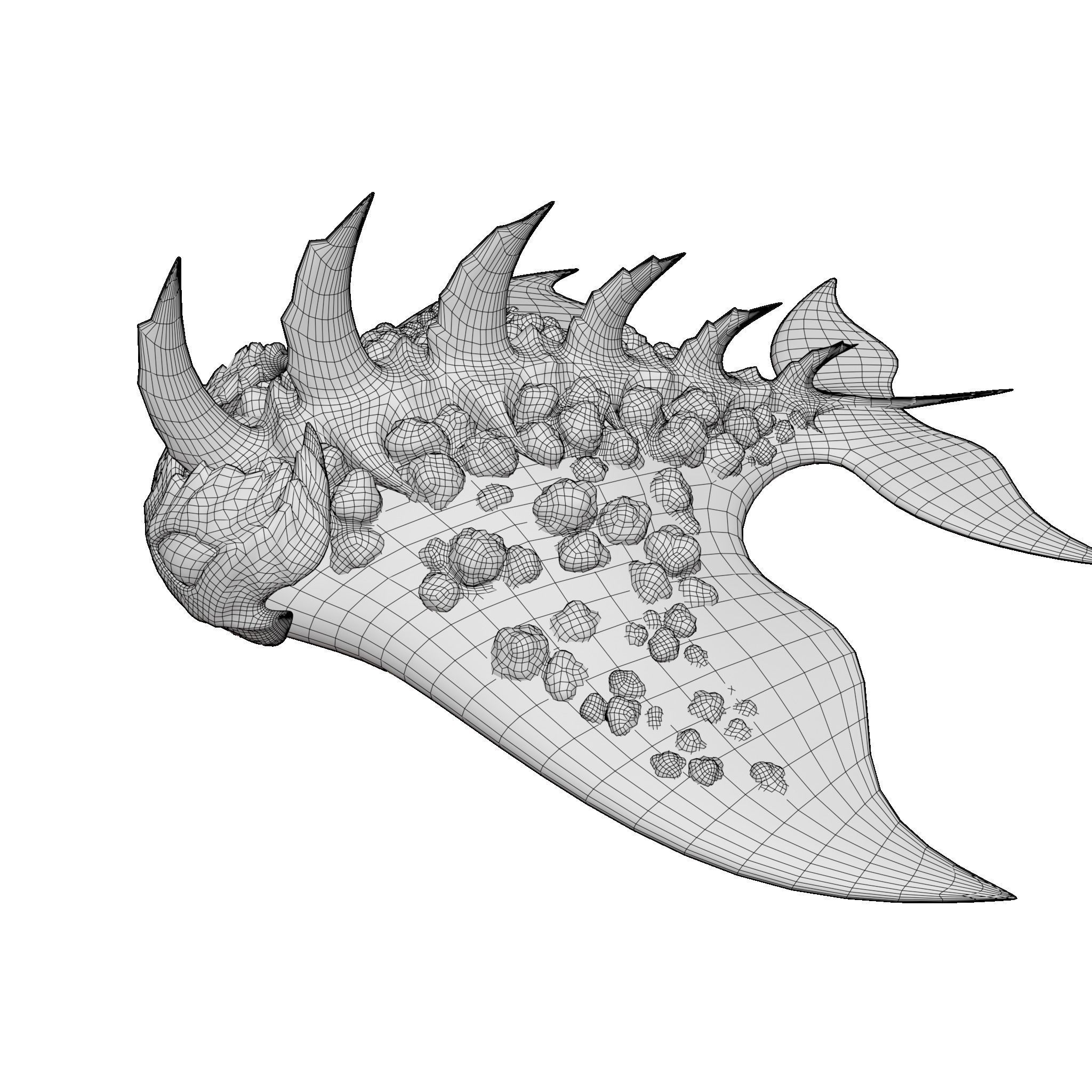 Stingray Low-poly 3D model_21