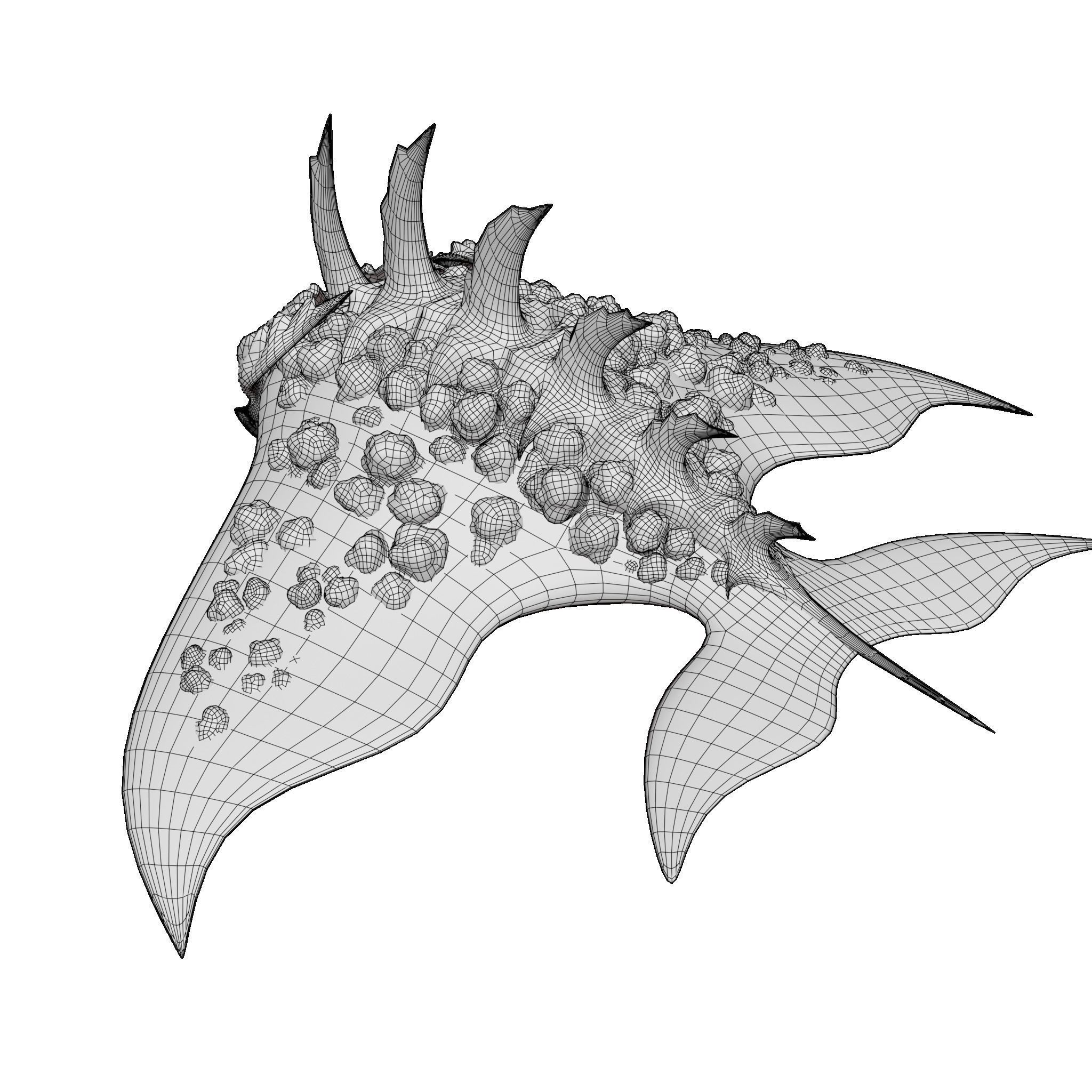 Stingray Low-poly 3D model_17