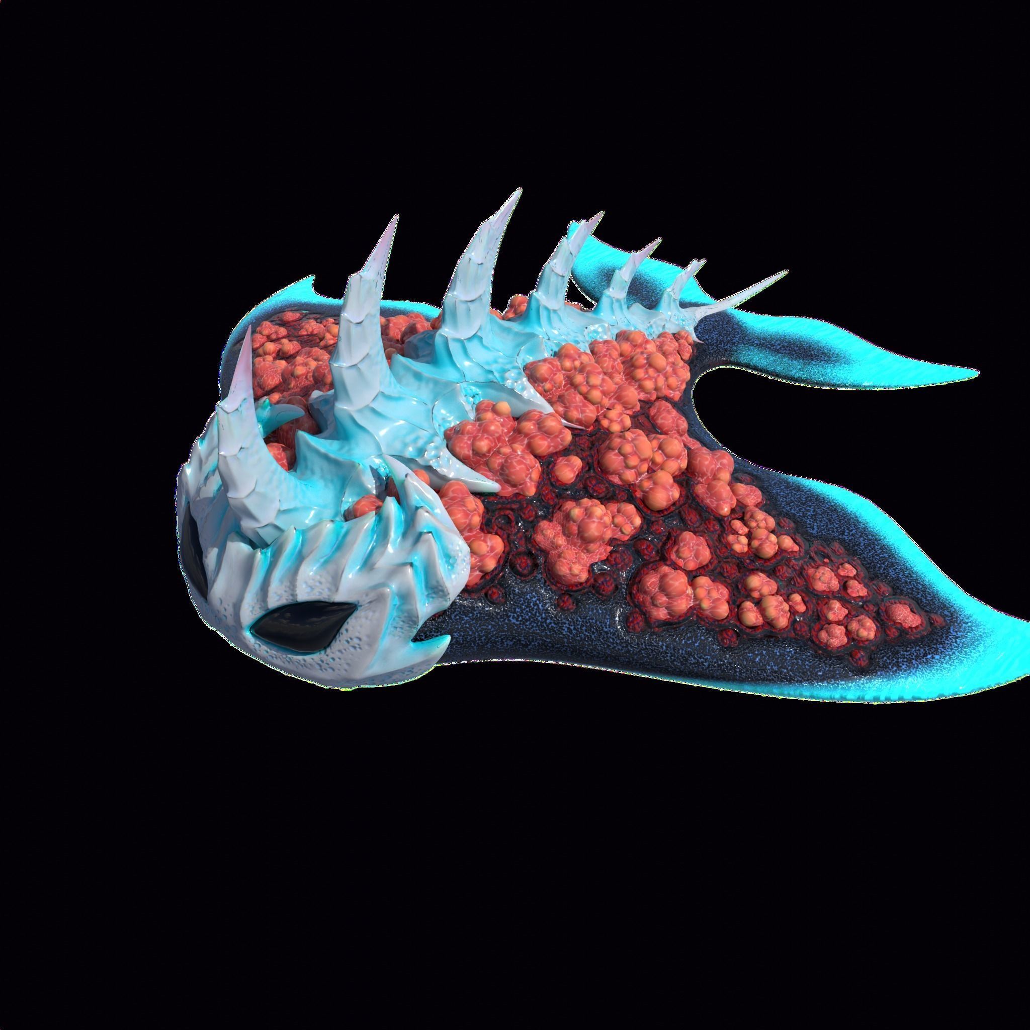 Stingray Low-poly 3D model_22