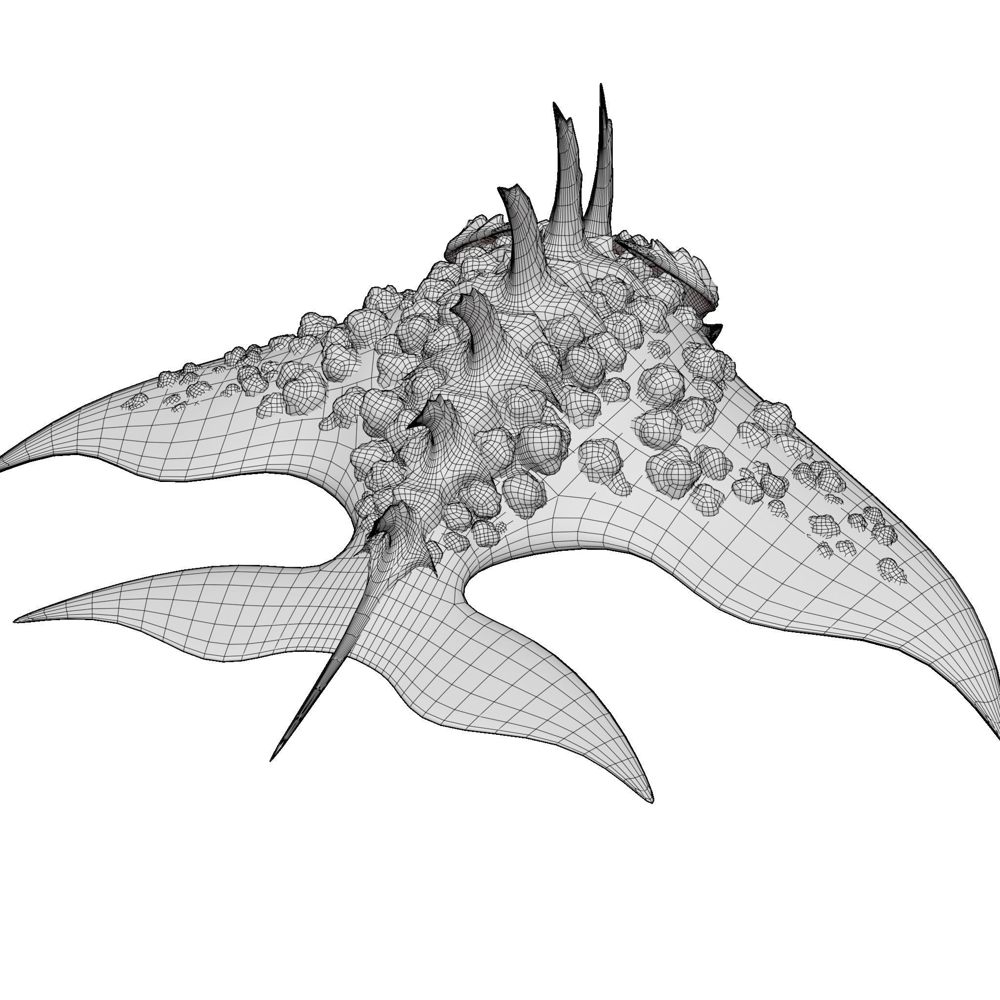 Stingray Low-poly 3D model_13