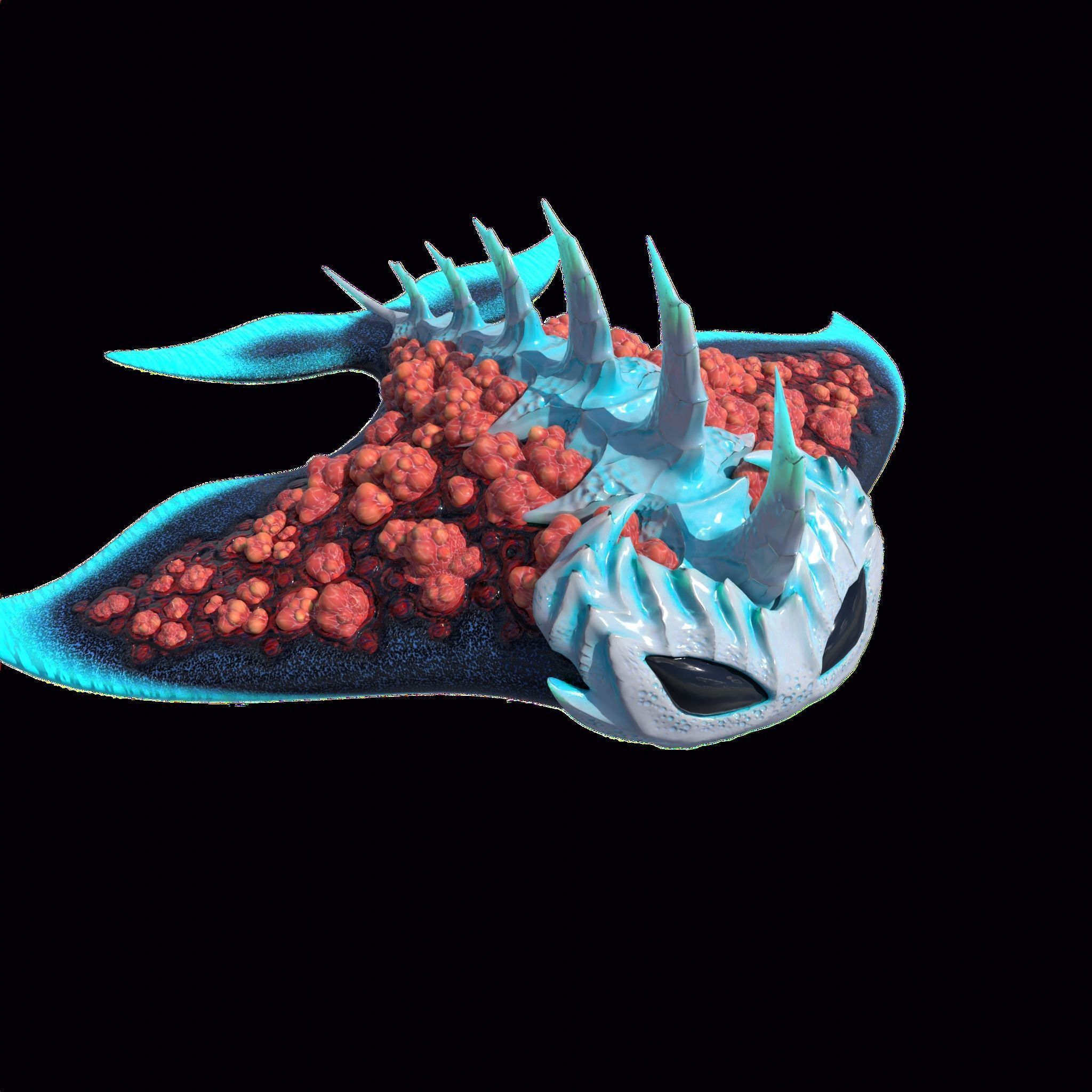 Stingray Low-poly 3D model_4