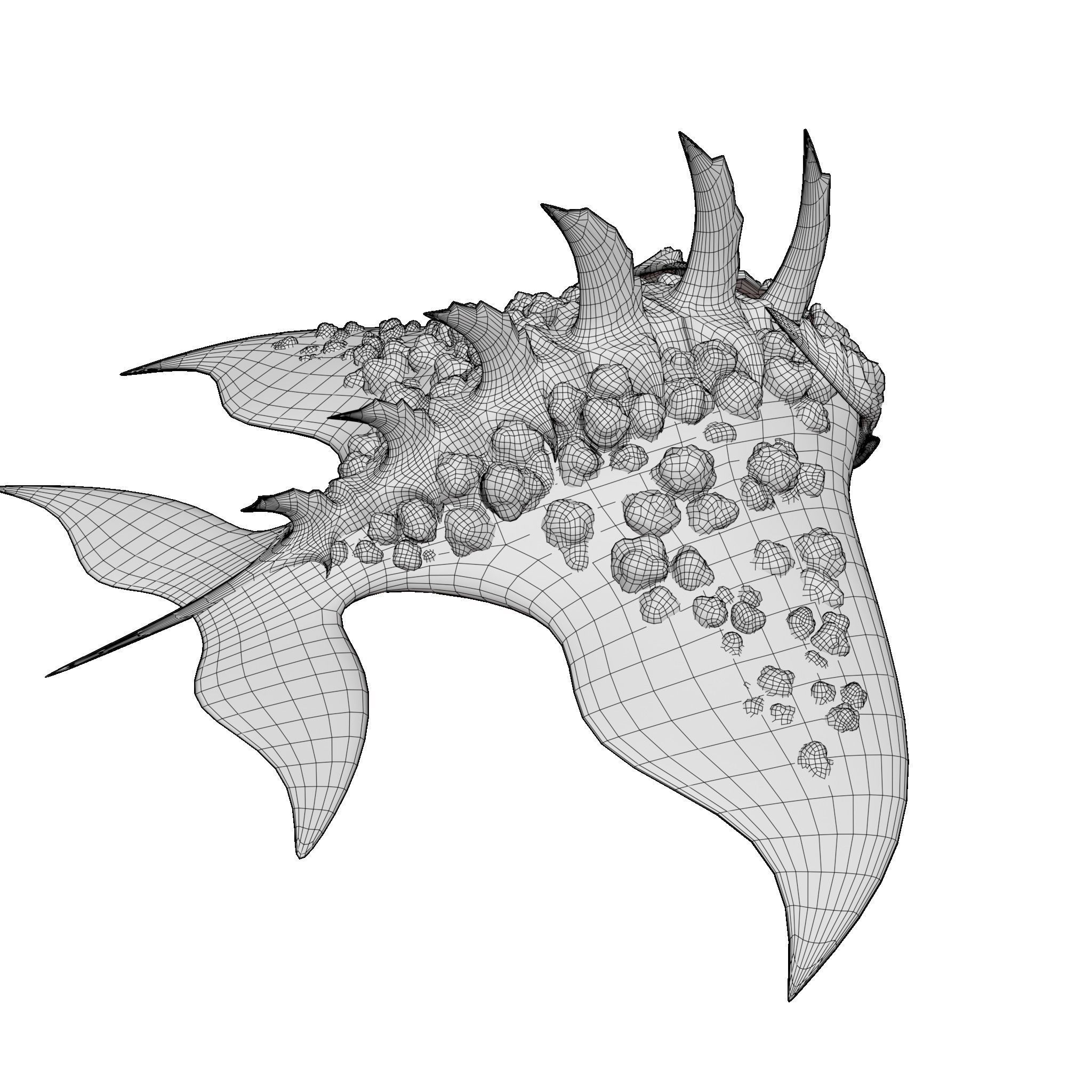 Stingray Low-poly 3D model_11