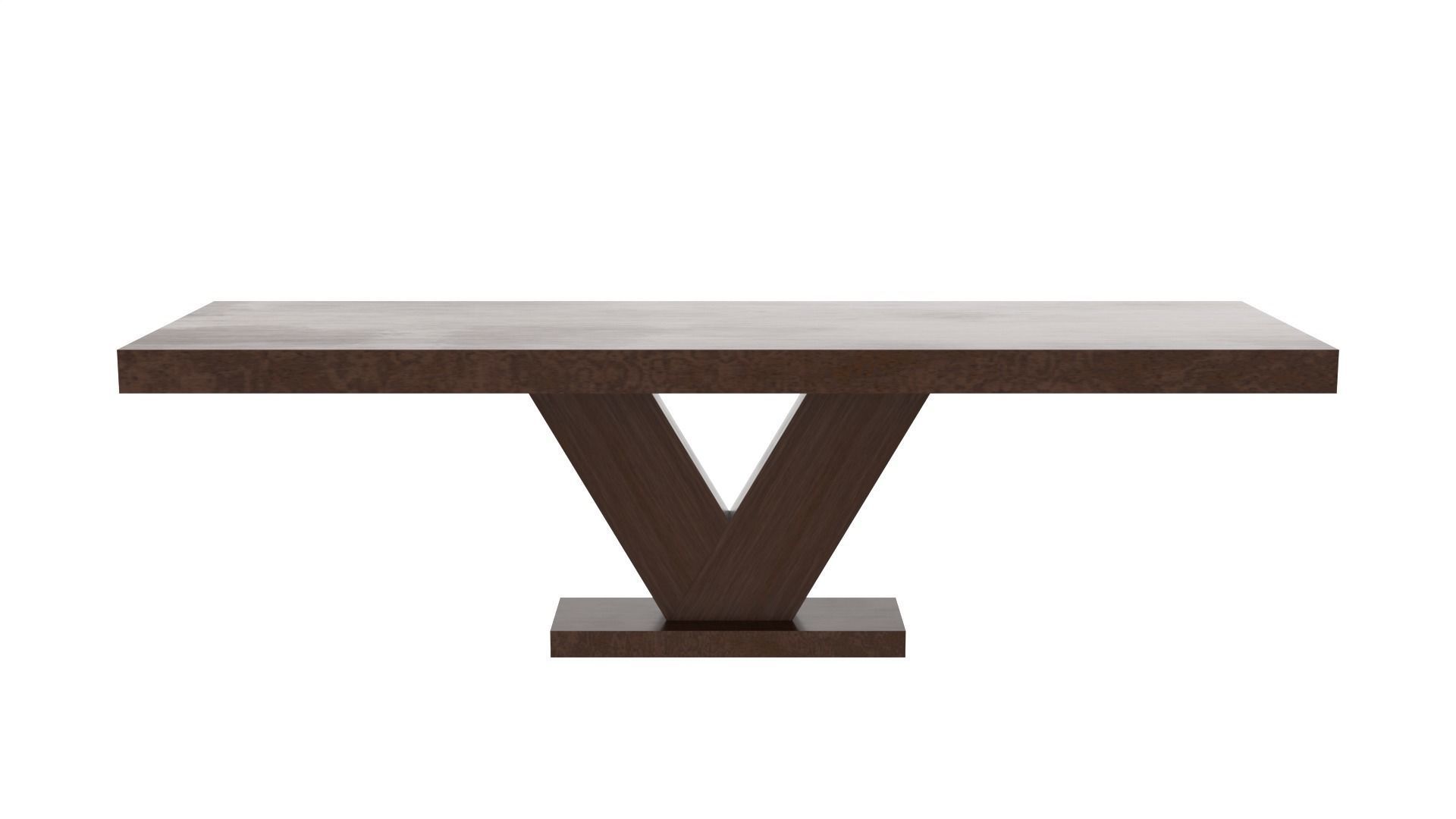 WOOD TABLE 3D model_2