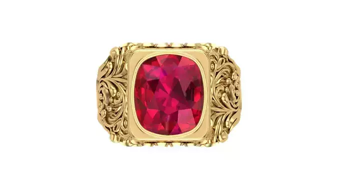 RUBY GENTS RING