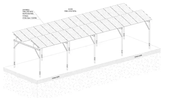 1MW Solar Energy Project on Farmland Type-1