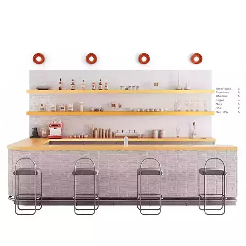 Bright Bar Counter