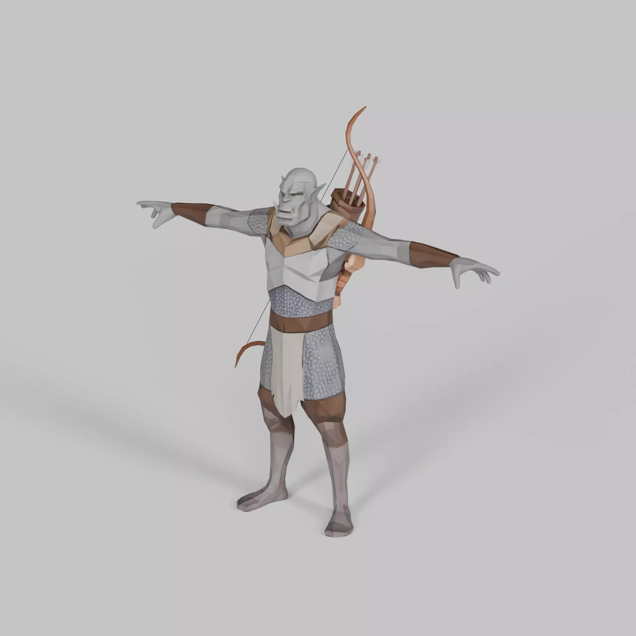 Stylized Low Poly Orc Clan - Character Pack Low-poly 3D model_6