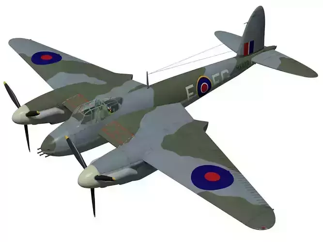 de Havilland DH98 Mosquito MkVI 3D model